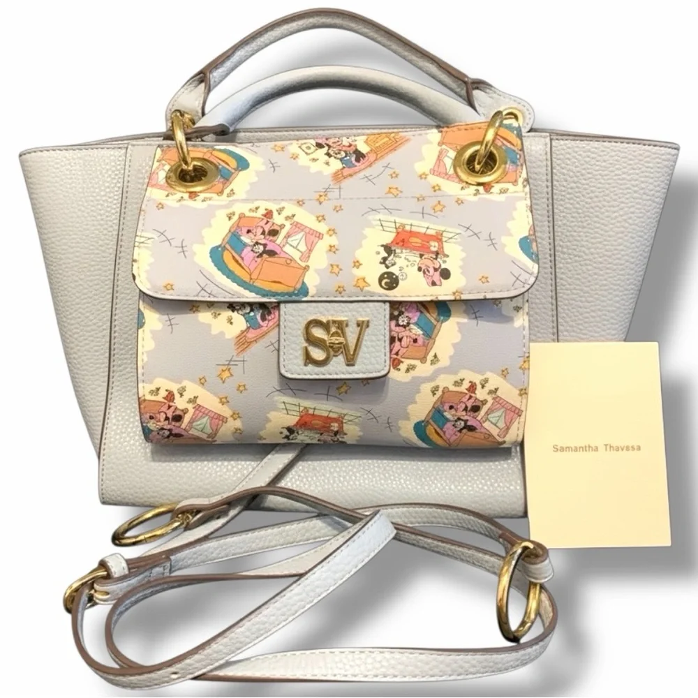 Samantha Vega Disney Fulfilled Love Leather Satchel Crossbody Bag - Picture 1 of 11